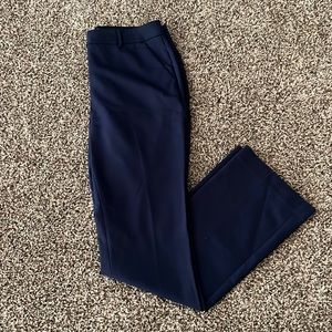 Express Navy Blue Columnist Dress Pants